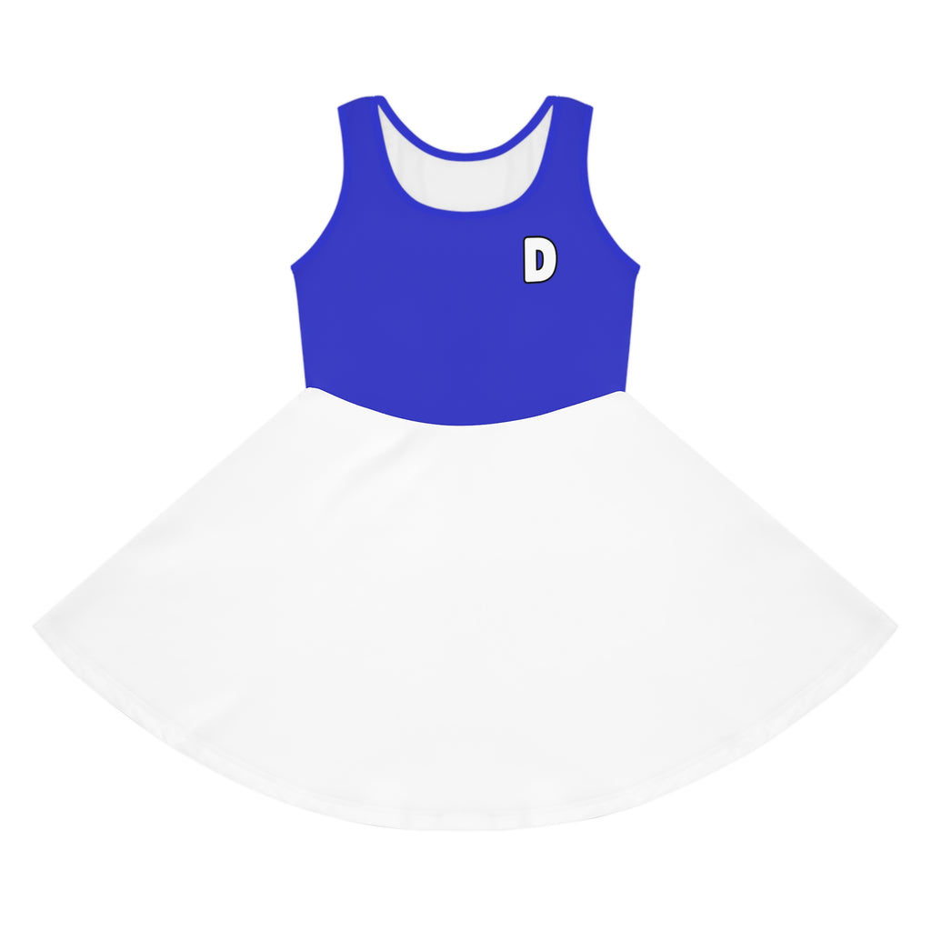 Dewey Girls Blue Dress Ducks Nephew Costume