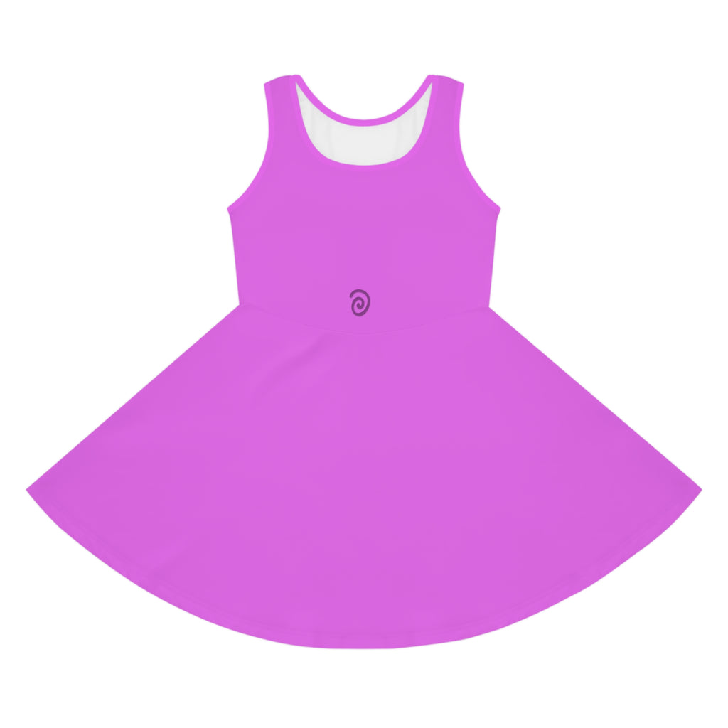 Pain Panic Girls Dress purple Hercules Kids Costume