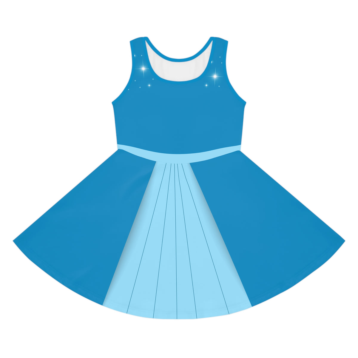 Girls Blue Fairy Sleeping Beauty dress Merryweather costume
