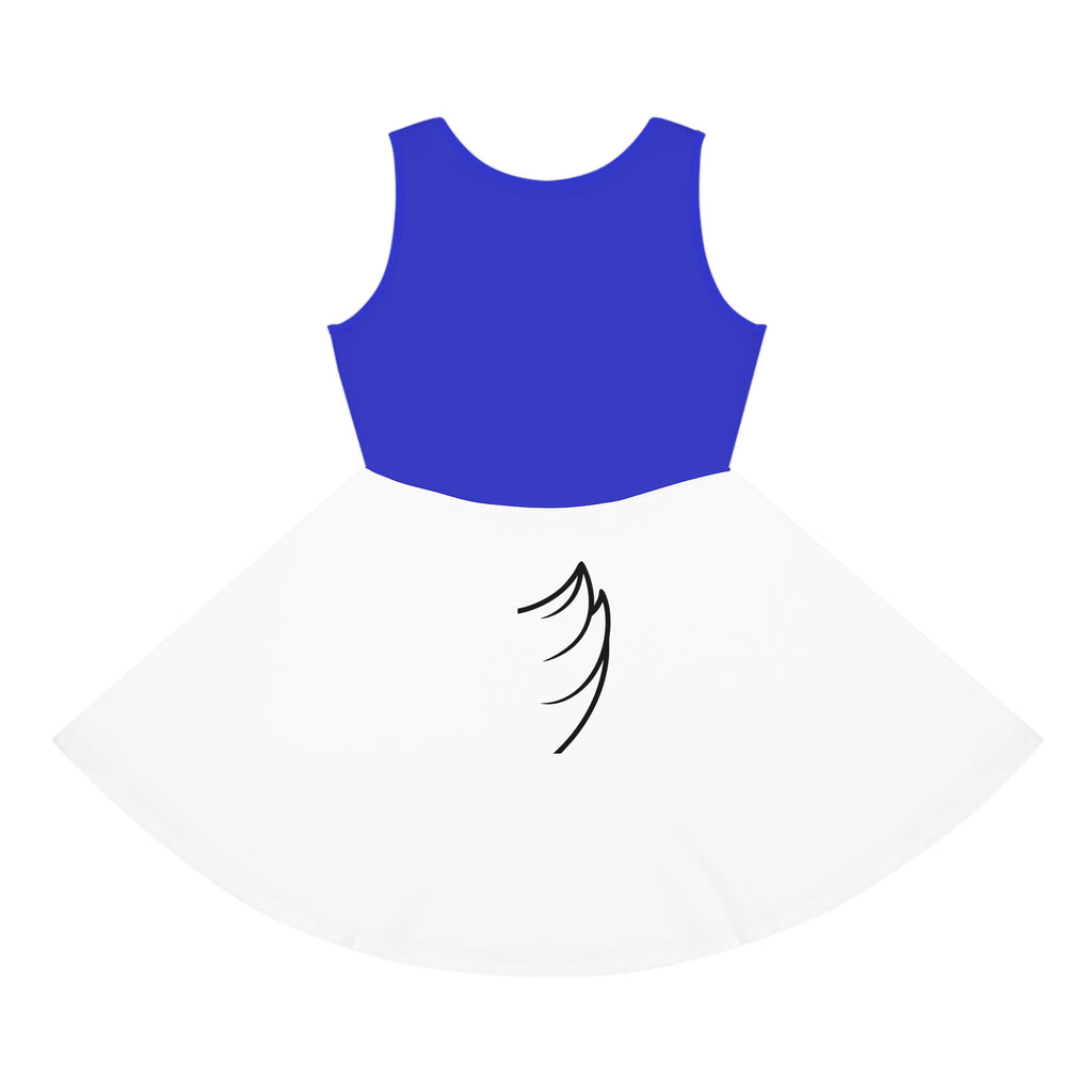 Dewey Girls Blue Dress Ducks Nephew Costume