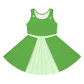 Girls green Fairy Sleeping Beauty dress Fauna  child's costume