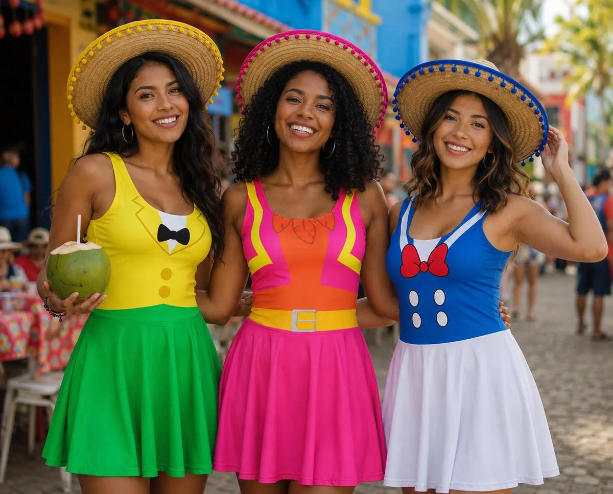 3 Caballeros dress womens Donald Duck costume