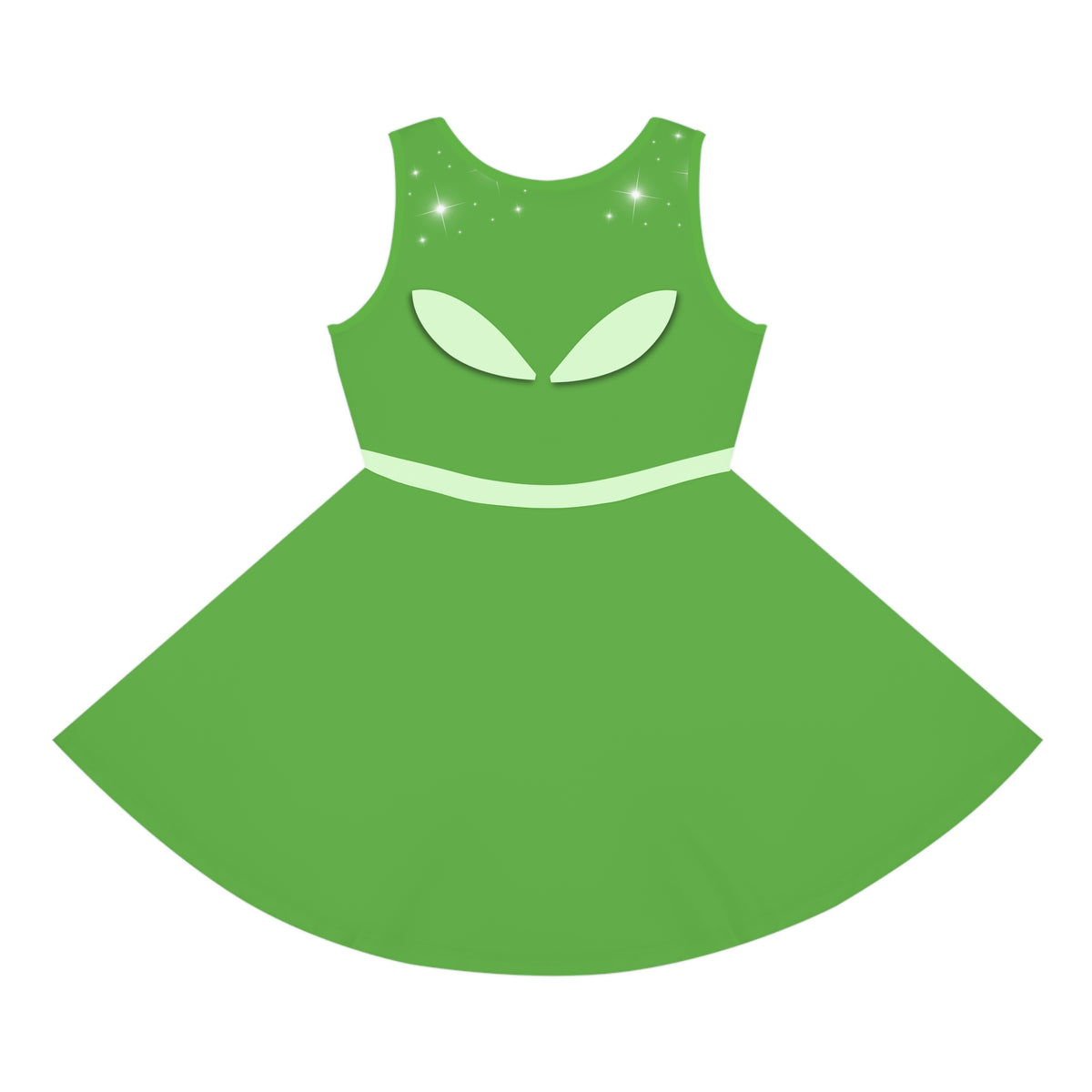 Girls green Fairy Sleeping Beauty dress Fauna  child's costume