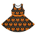 Halloween Mickey Pumpkin girls dress Candy Corn