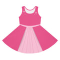 Girls pink Fairy Sleeping Beauty dress Flora costume