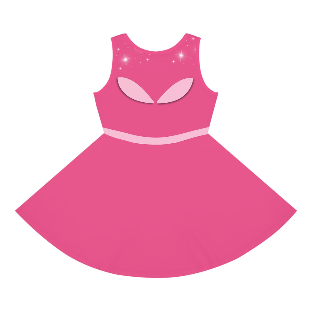 Girls pink Fairy Sleeping Beauty dress Flora costume