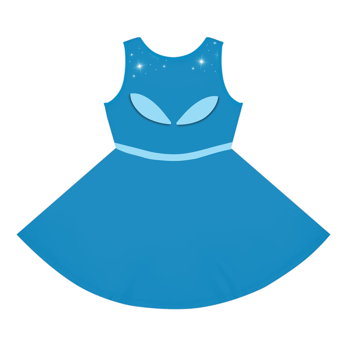 Girls Blue Fairy Sleeping Beauty dress Merryweather costume