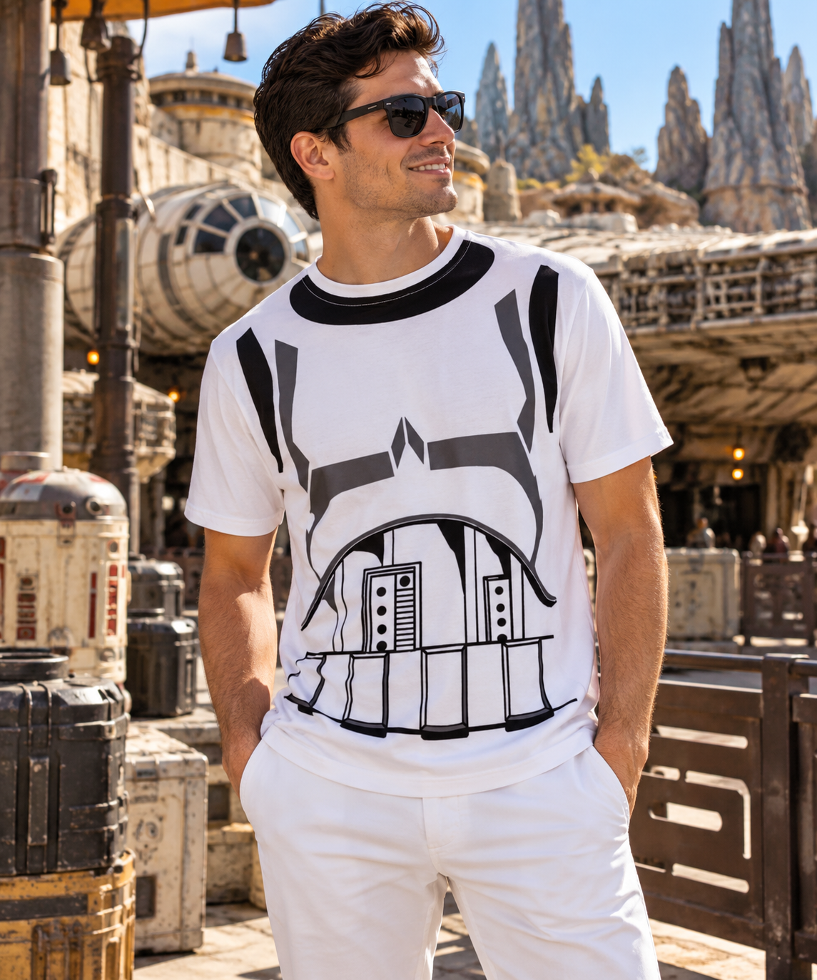 Storm Trooper Men's Athleticwear t-shirt