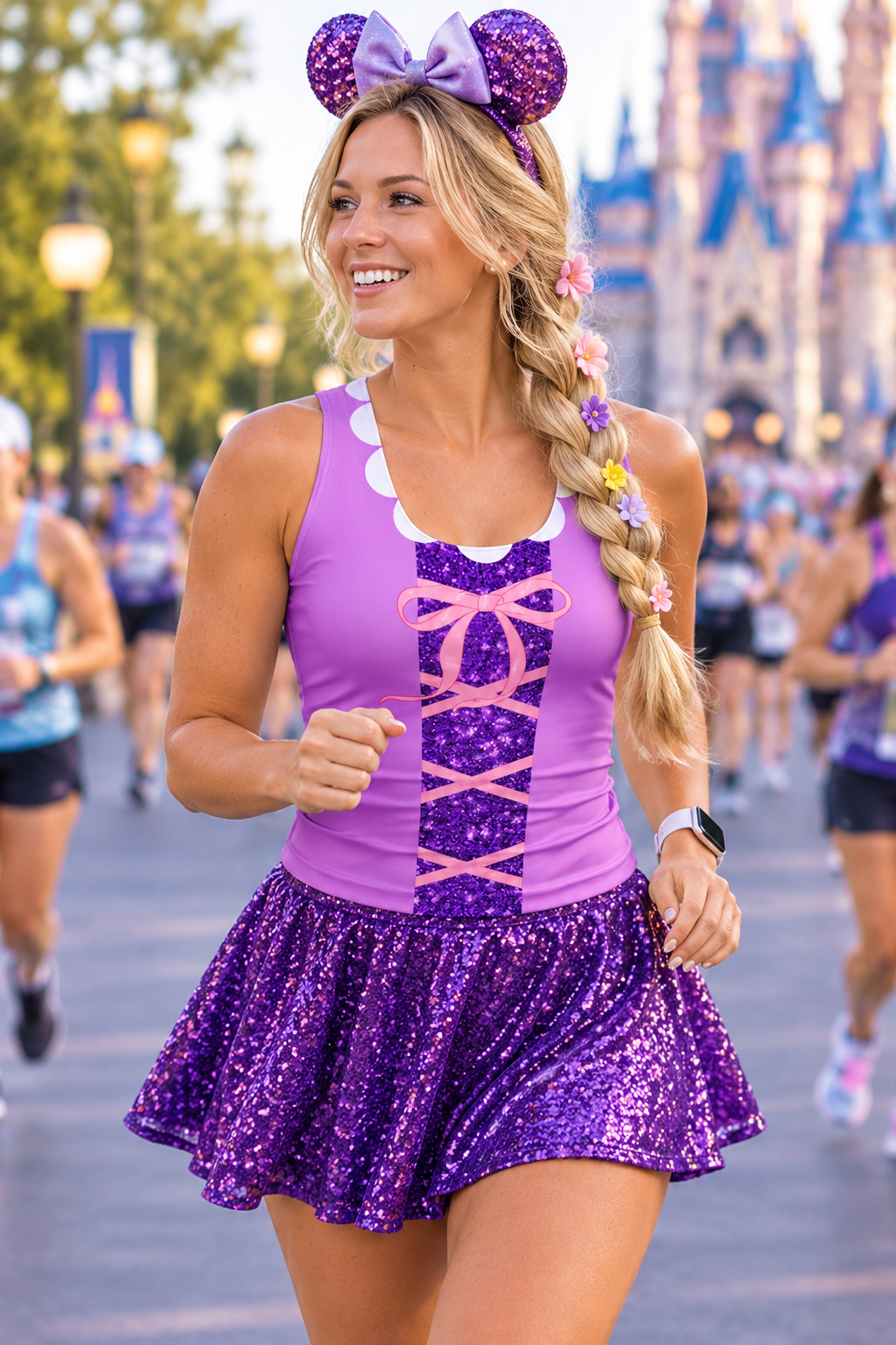 Rapunzel Womens Tank Top Princess Womens Athleticwear Shirt