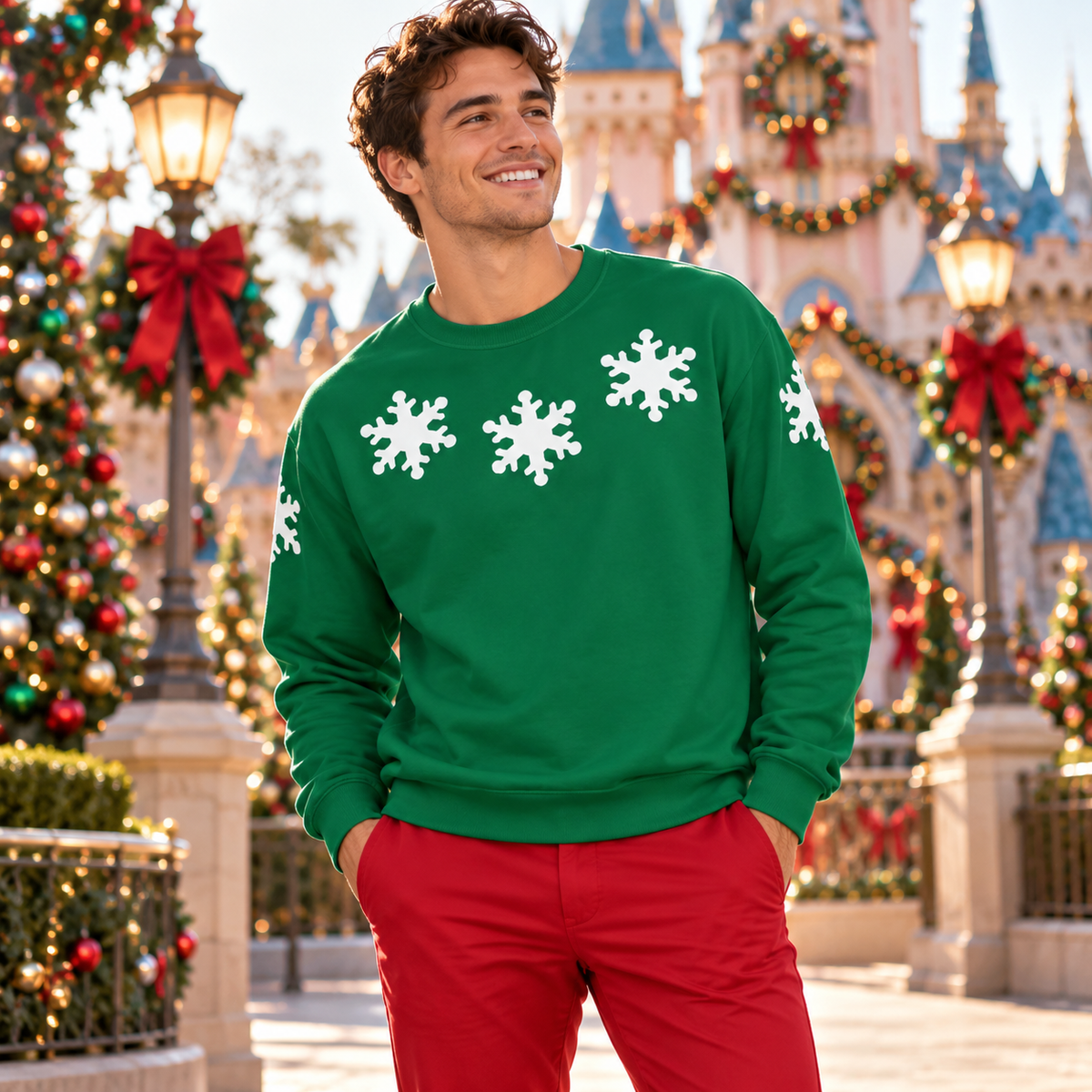 Mickey Mouse Holiday Sweatshirt Christmas Sweater