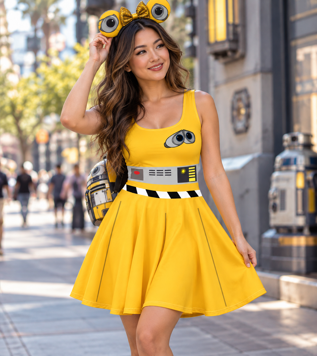 Wall-E inspired Womens Dress Athleticwear Costume