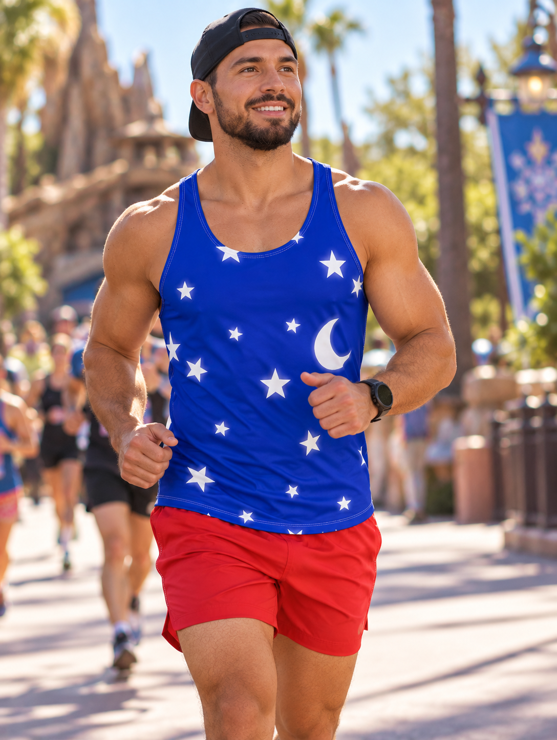 Sorcerer Mickey Mens Tank Top Fantasmic Athleticwear Costume