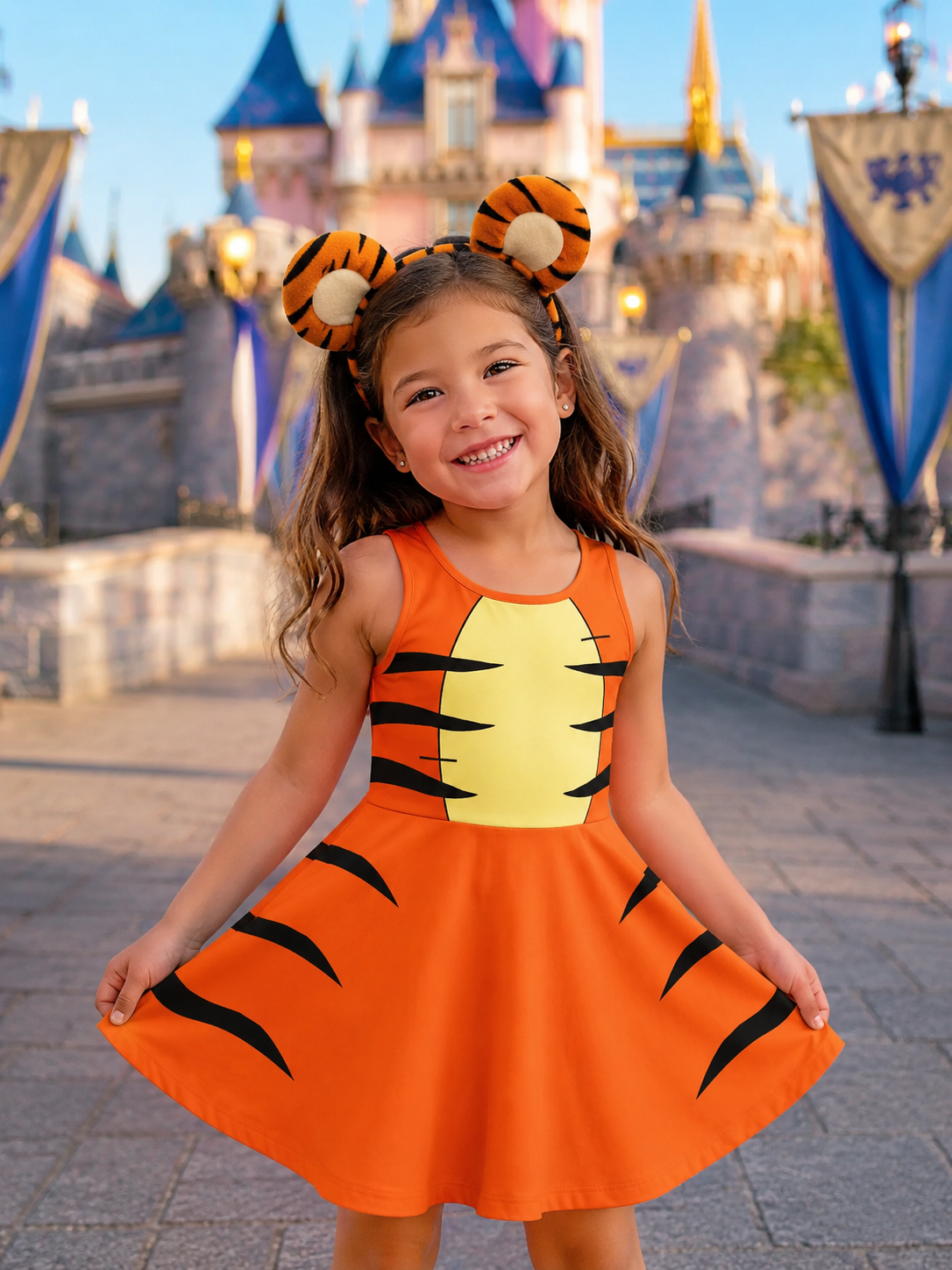 Tigger girls dress costume Winnie the Pooh