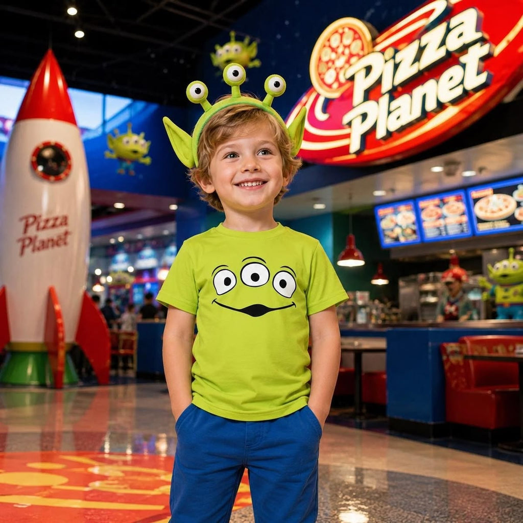 Kids Toy Story Alien Shirt Pizza Planet Inspired Child tshirt