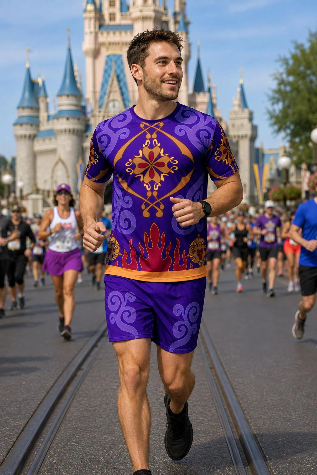 Aladdin Magic Carpet Men's t-shirt Athleticwear Costume