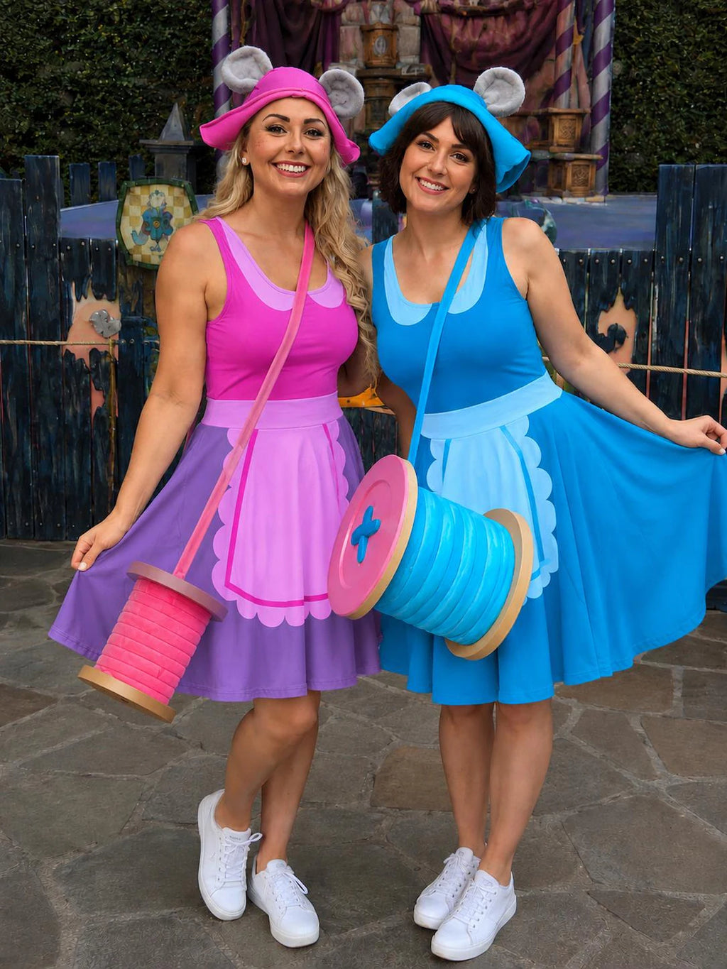 Cinderella Blue Mice Womens dress Suzy costume