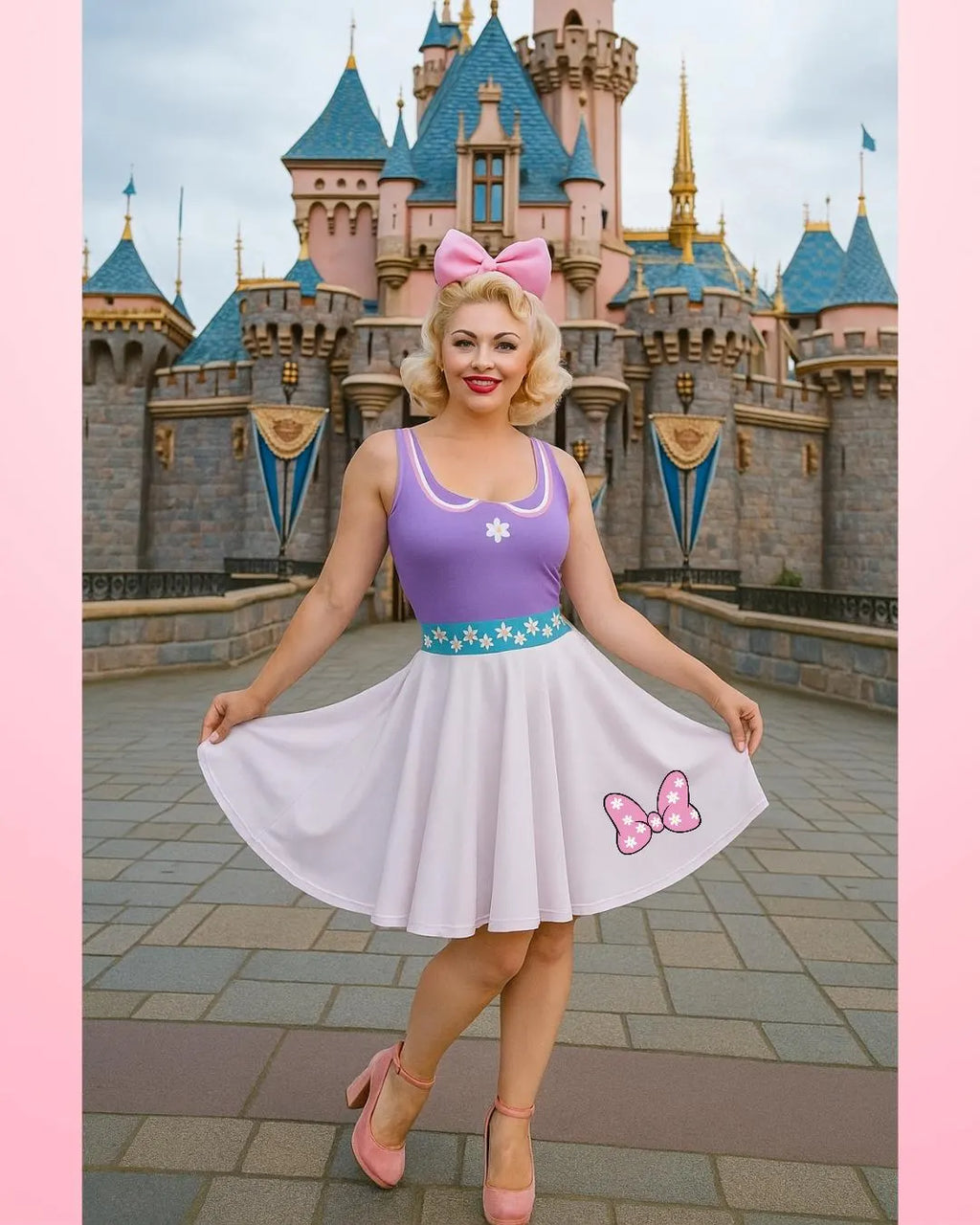 Daisy Duck Womens Dress Athleticwear Costume