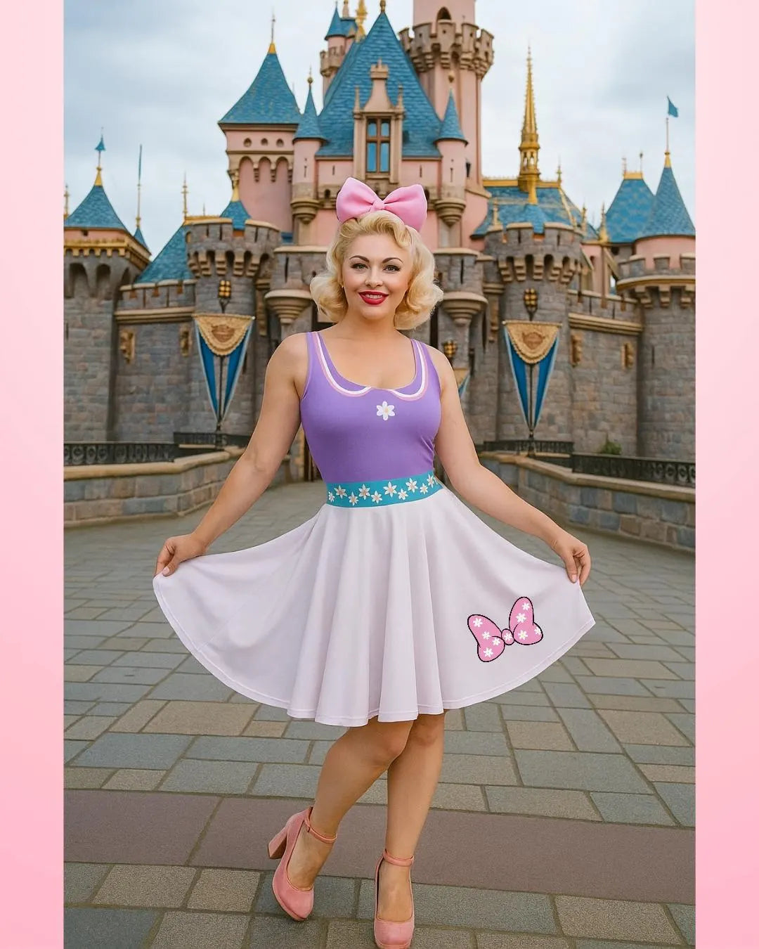 Daisy Duck Womens Dress Athleticwear Costume