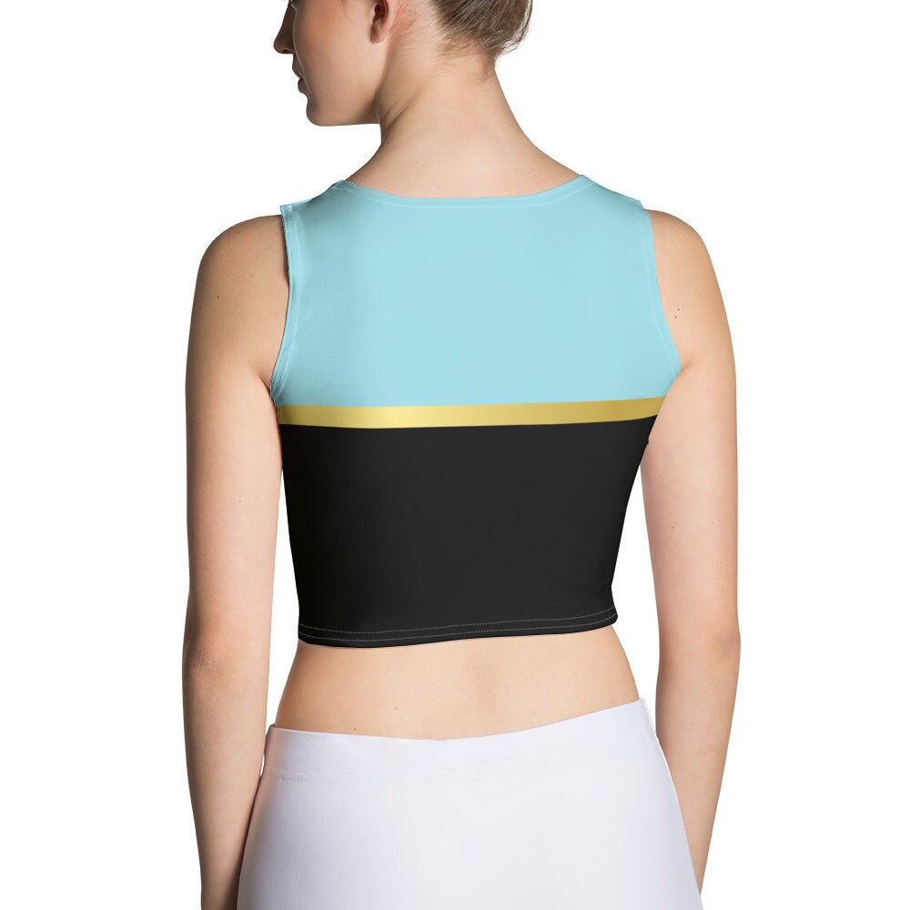 Anna Crop Top Womens Frozen inspired running shirt athleticwear