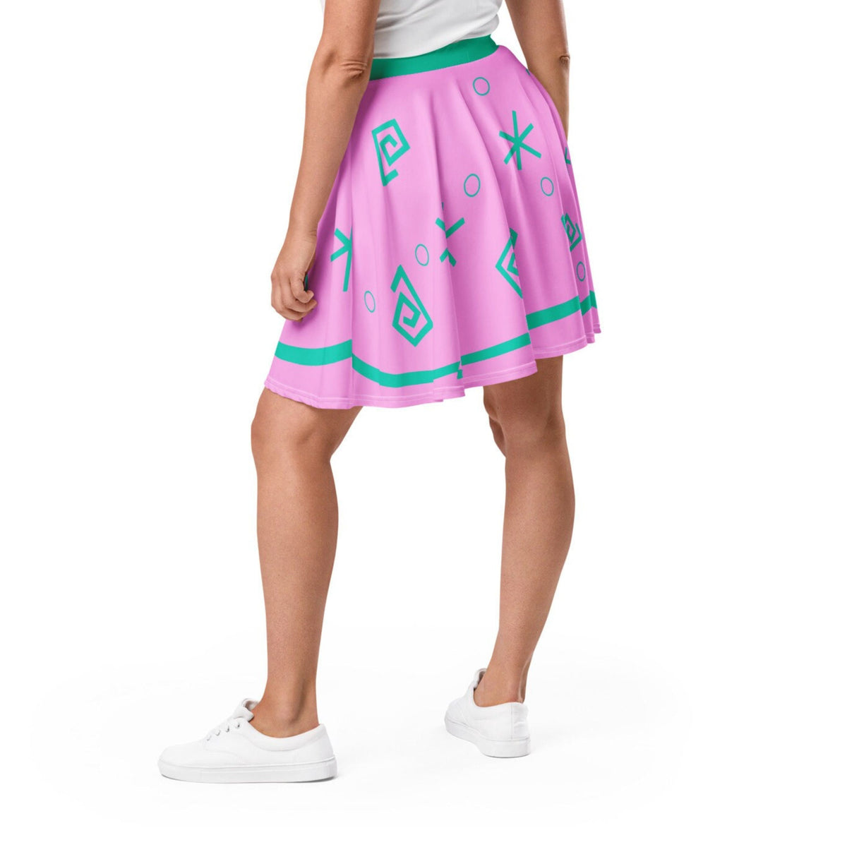 Mad Tea Party Skirt Womens Tea Cup Alice in wonderland running skirt pink and turquoise