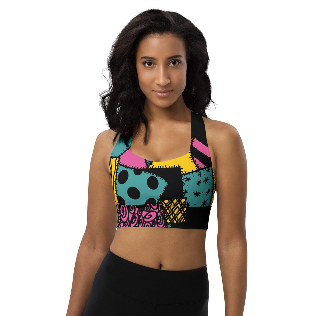 Sally sports bra Nightmare Before Christmas womens activewear