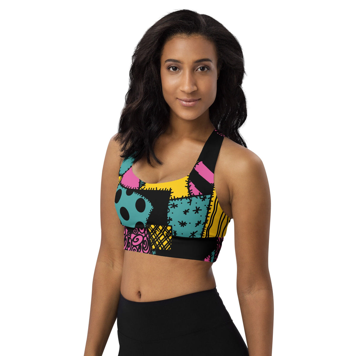 Sally sports bra Nightmare Before Christmas womens activewear