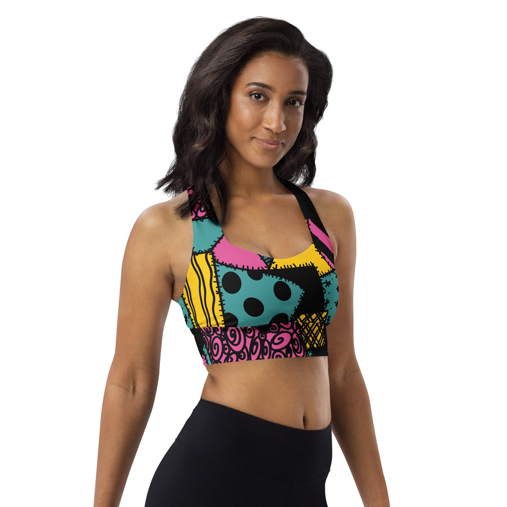 Sally sports bra Nightmare Before Christmas womens activewear