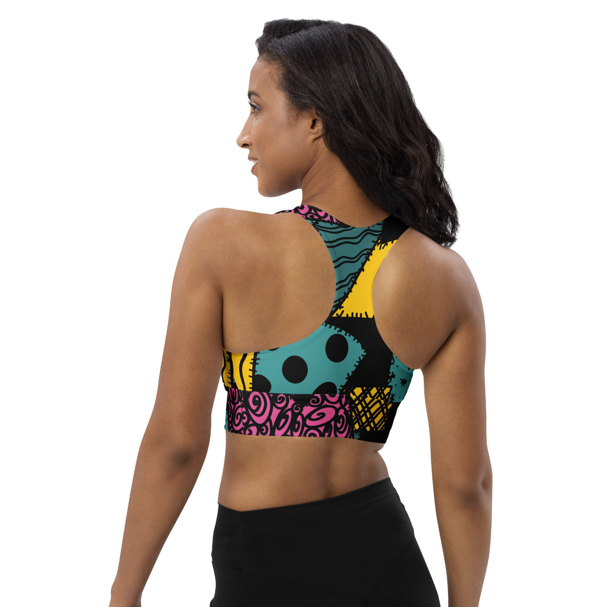 Sally sports bra Nightmare Before Christmas womens activewear