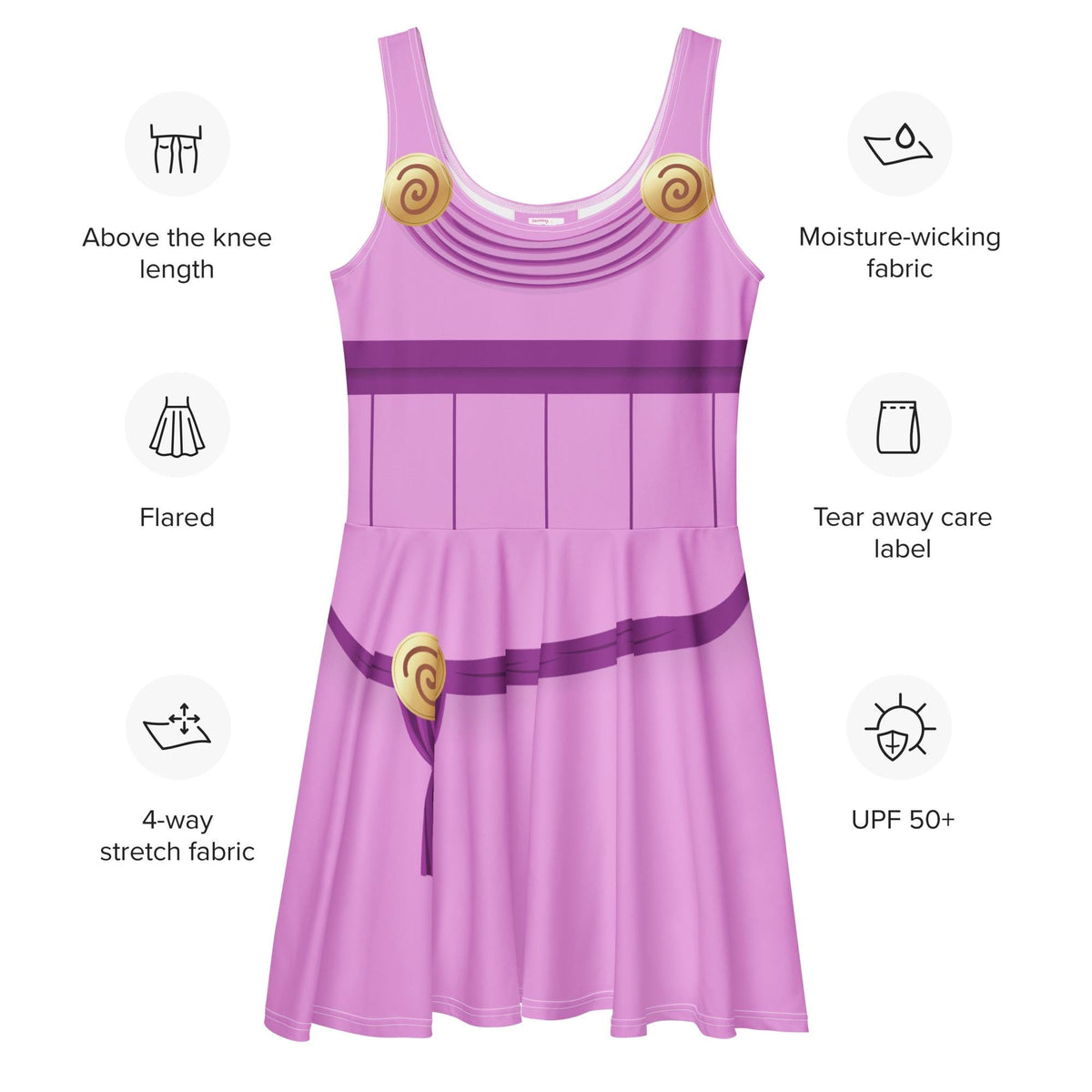 Meg dress Hercules womens Disney costume Megara Halloween cosplay