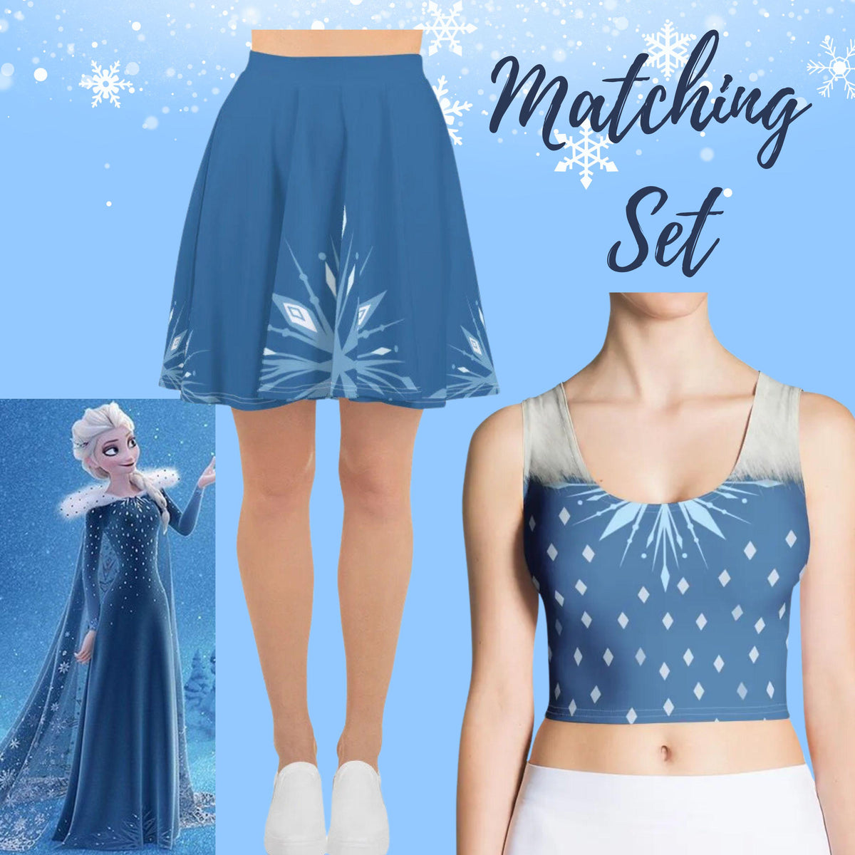 Elsa Frozen Skirt Womens Disney Olafs Frozen Adventure Athleticwear Costume