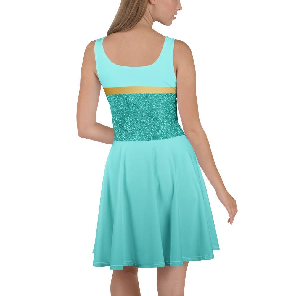 Jasmine Dress Womens Princess Aladdin Athleticwear Costume