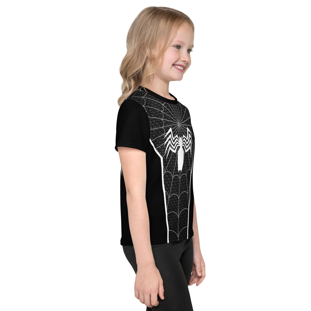 Venom Spider Man kids shirt cosplay Symbiote Disney child costume tshirt