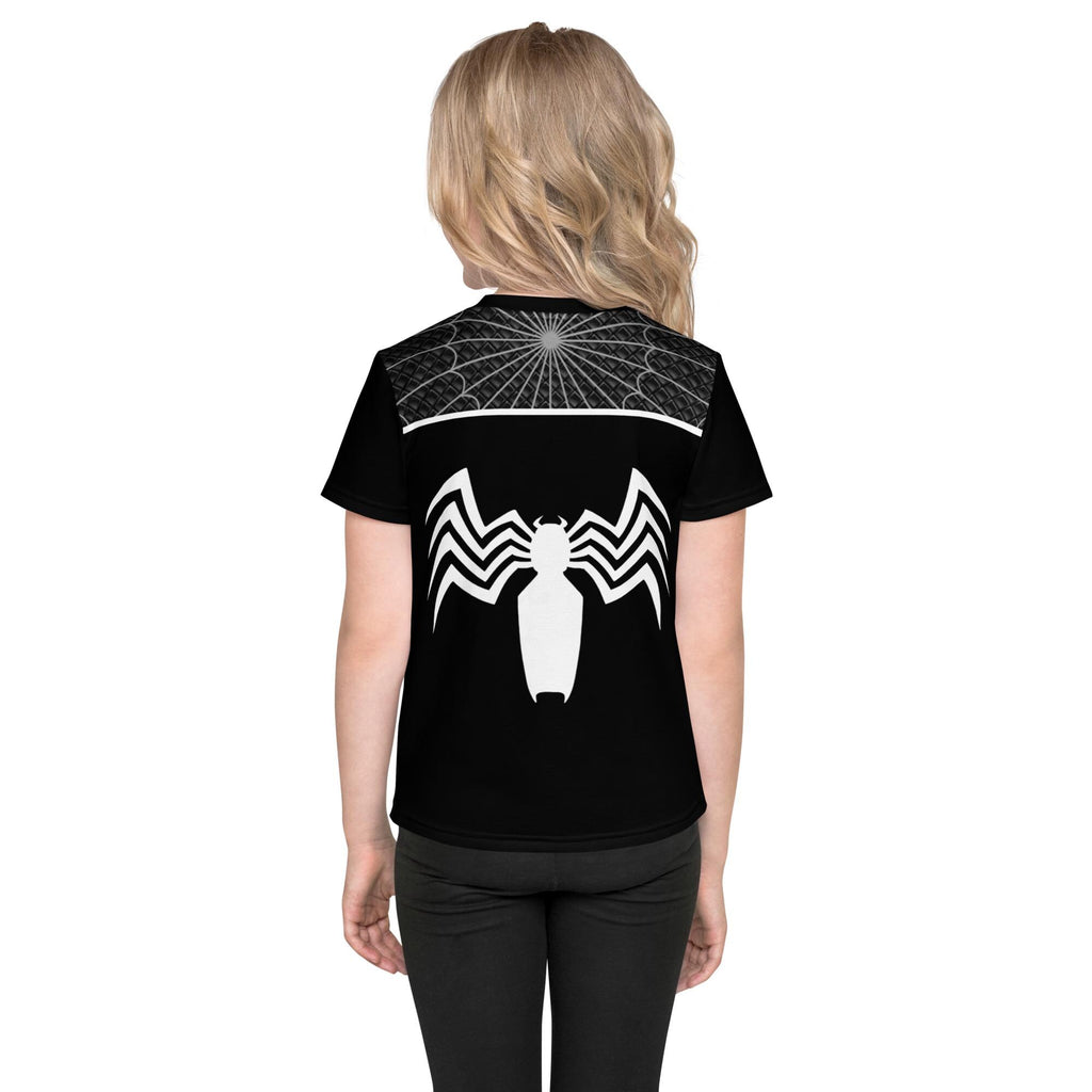 Venom Spider Man kids shirt cosplay Symbiote Disney child costume tshirt