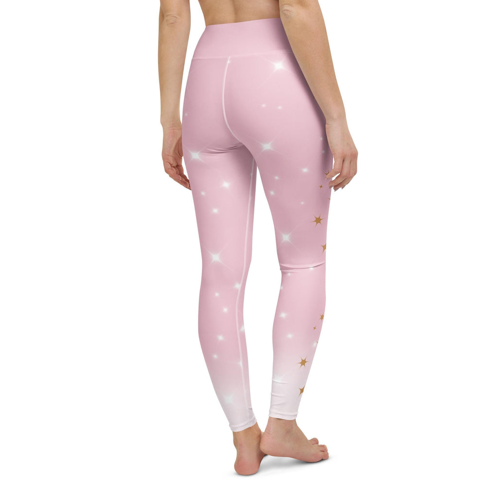 Wicked Glinda Yoga Leggings pink good witch womens workout pants athleticwear cosplay