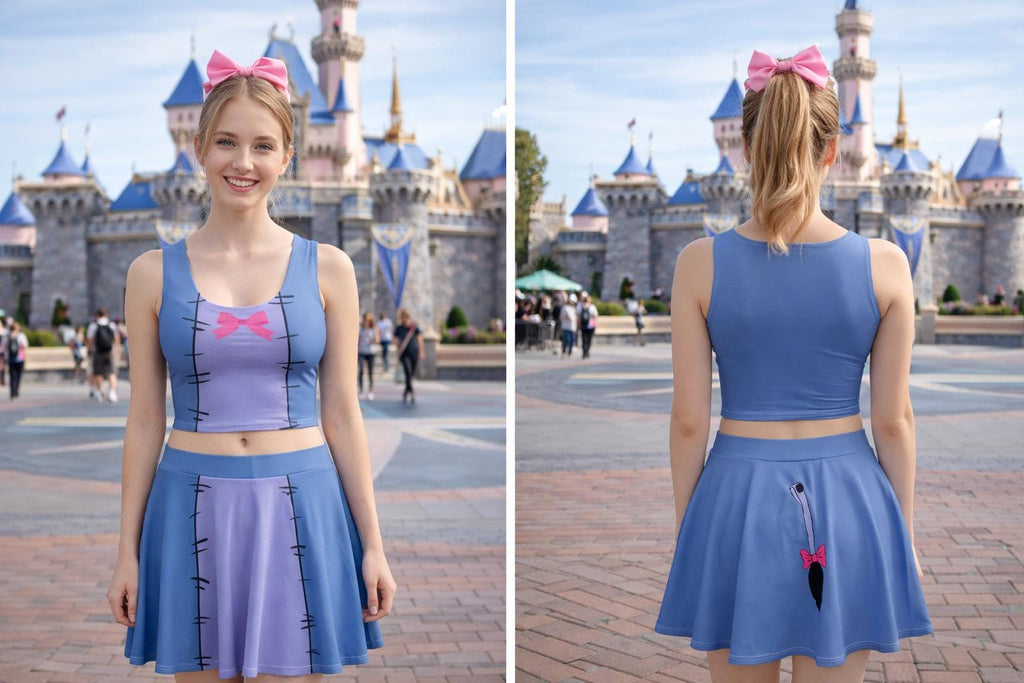 Eeyore Crop Top Womens Activewear Shirt Winnie the Pooh costume