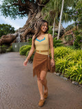 Pocahontas tank top womens Disney princess shirt run Disney costume activewear native american