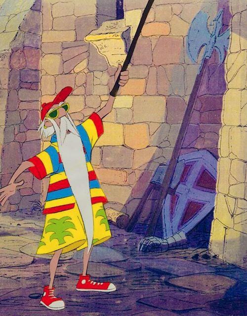 Merlin Bermuda shorts Mens Swim Trunks Sword and the Stone costume