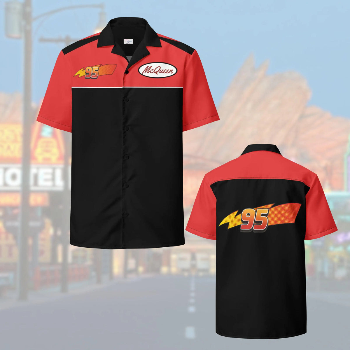 Cars McQueen Men's/ unisex button shirt
