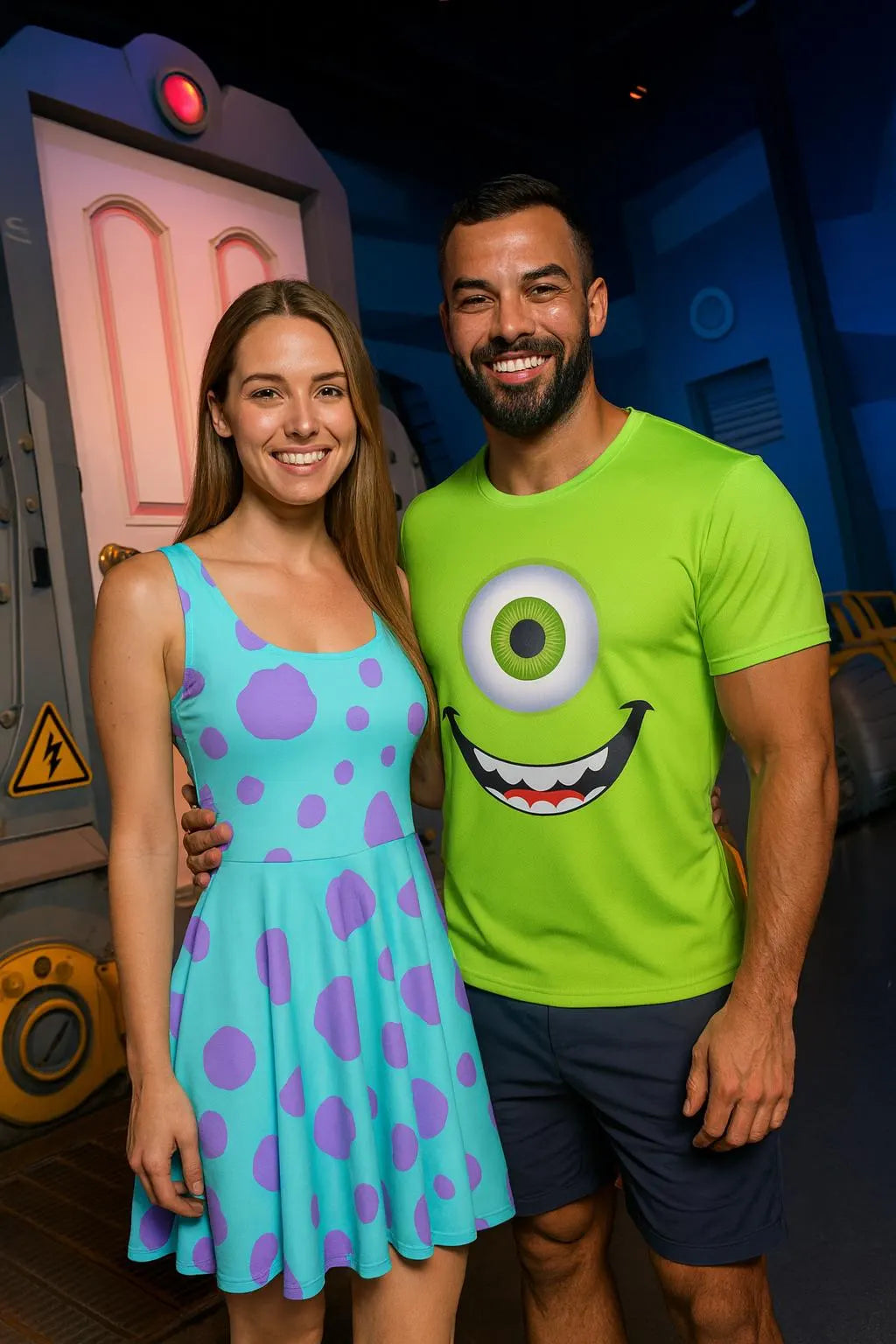 Sulley Womens Dress Monsters inc Inspired Athleticwear Costume