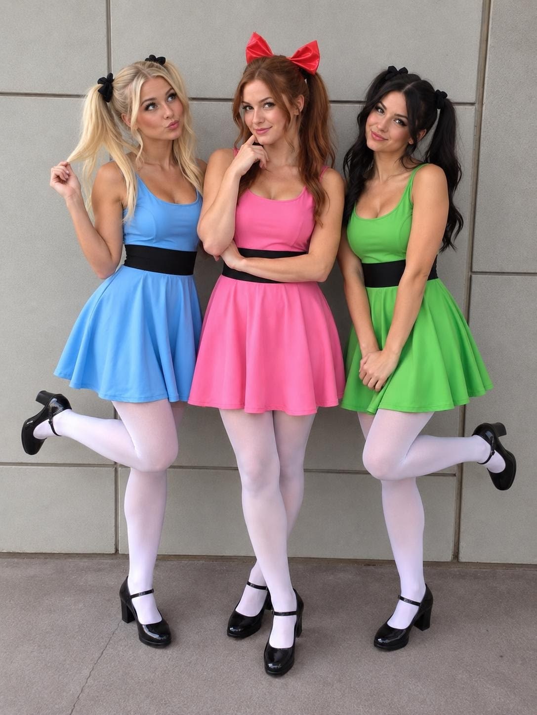 Bubbles Womens Dress Costume Blue