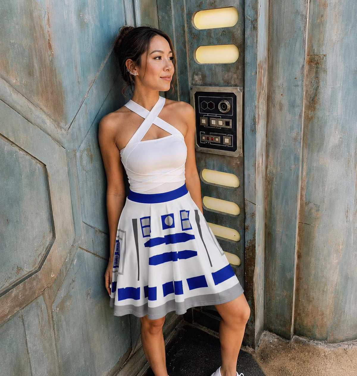 R2D2 Skirt Womens Star Wars inspired athleticwear droid