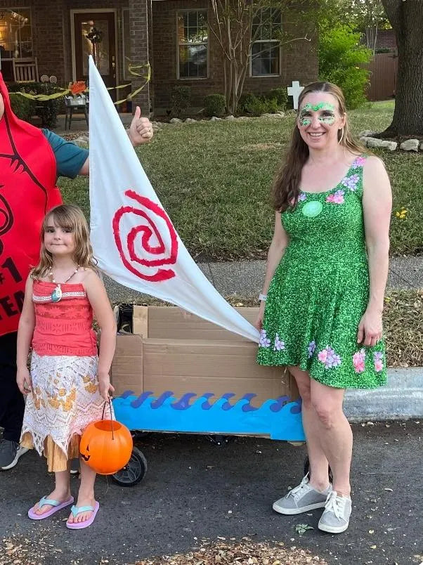 Te Fiti dress womens Moana inspired costume run Disney bounding athleticwear