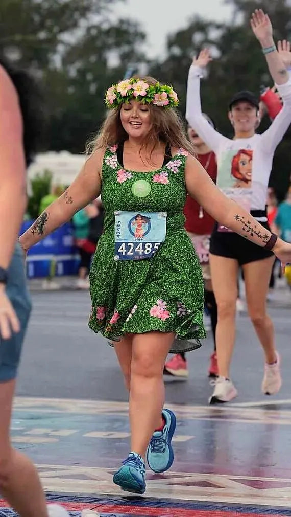 Te Fiti dress womens Moana inspired costume run Disney bounding athleticwear
